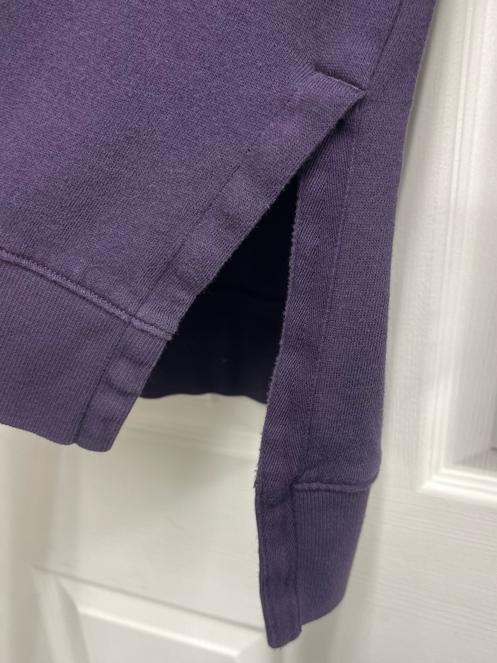 Old Navy Petite Tunic Sweatshirt in Purple sz LP - Picture 3 of 5